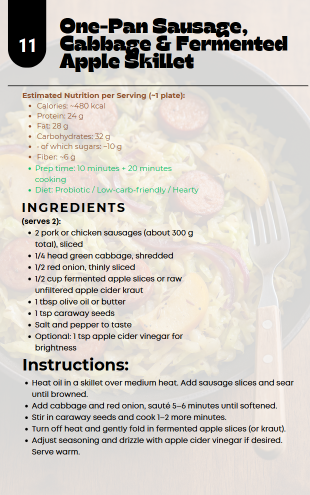 Gut-Friendly suppers - Probiotic Supper Recipes for Better Digestion