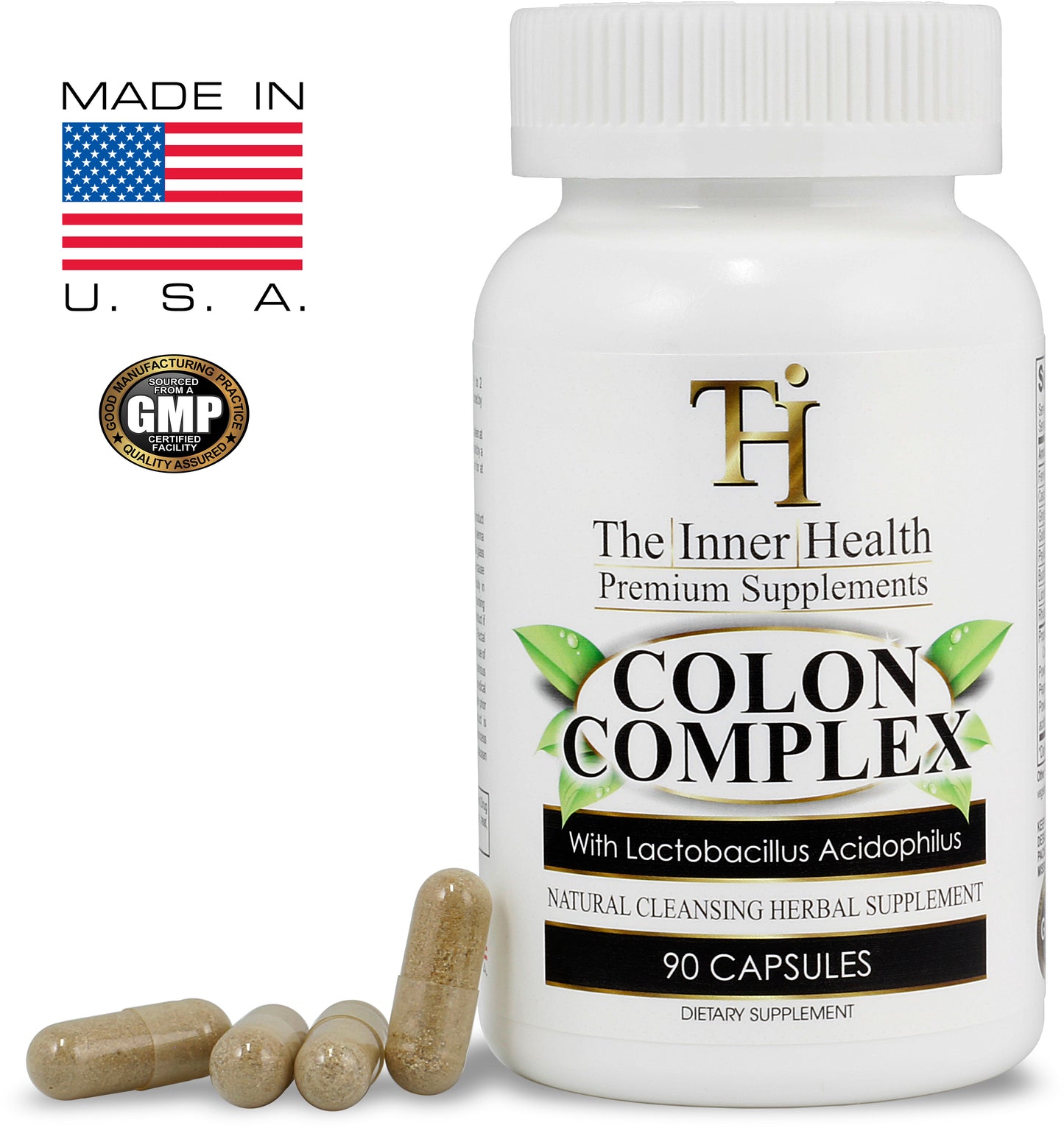 The Inner Health Colon & Gut Cleanse Detox Formula - Supporting Gut Health, Purification & Healthy Weight - Containing Aloe Vera, Licorice Root, Lactobacillus Acidophilus Probiotic & More