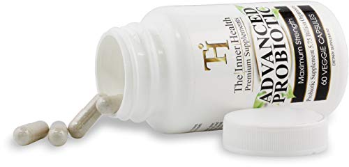The Inner Health PROBIOTIC Supplement for Healthy Gut and Digestive & Immune Support - 5.75 Billion Organisms; Lactobacillus Acidophilus, Lactobacillus Rhamnosus, L. Plantarum, L. Casei
