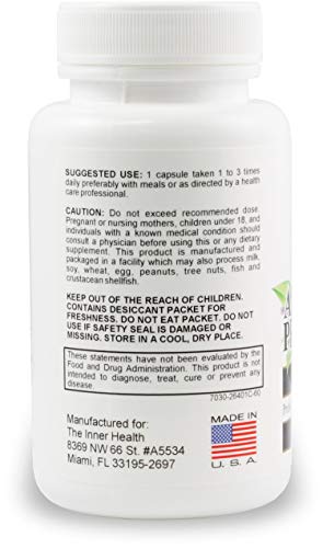 The Inner Health PROBIOTIC Supplement for Healthy Gut and Digestive & Immune Support - 5.75 Billion Organisms; Lactobacillus Acidophilus, Lactobacillus Rhamnosus, L. Plantarum, L. Casei